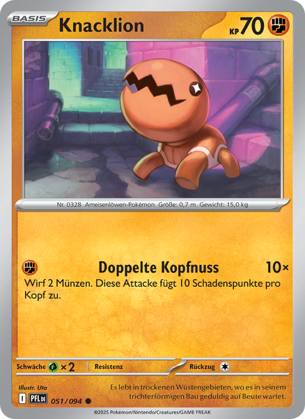 Knacklion 051 — Fatale Flammen (German Pokémon TCG card)
