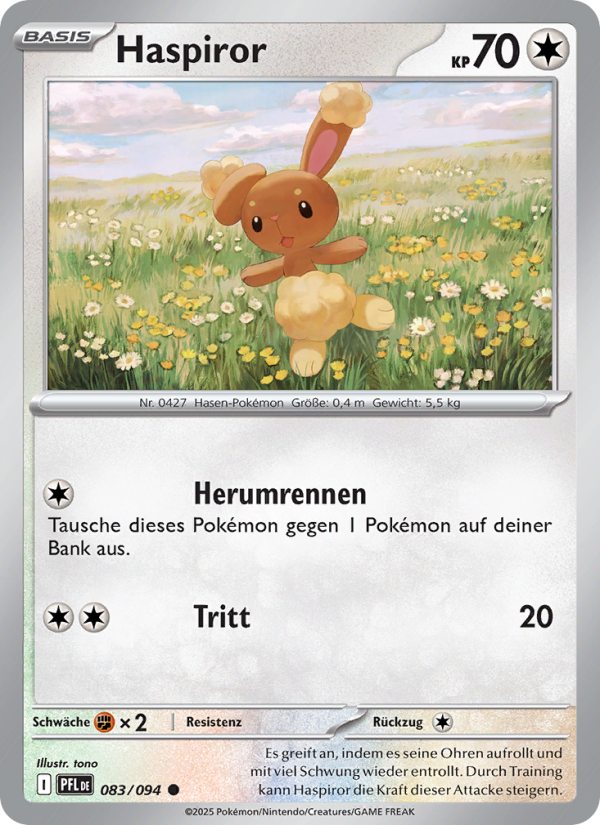 Haspiror 083 — Fatale Flammen (German Pokémon TCG card)