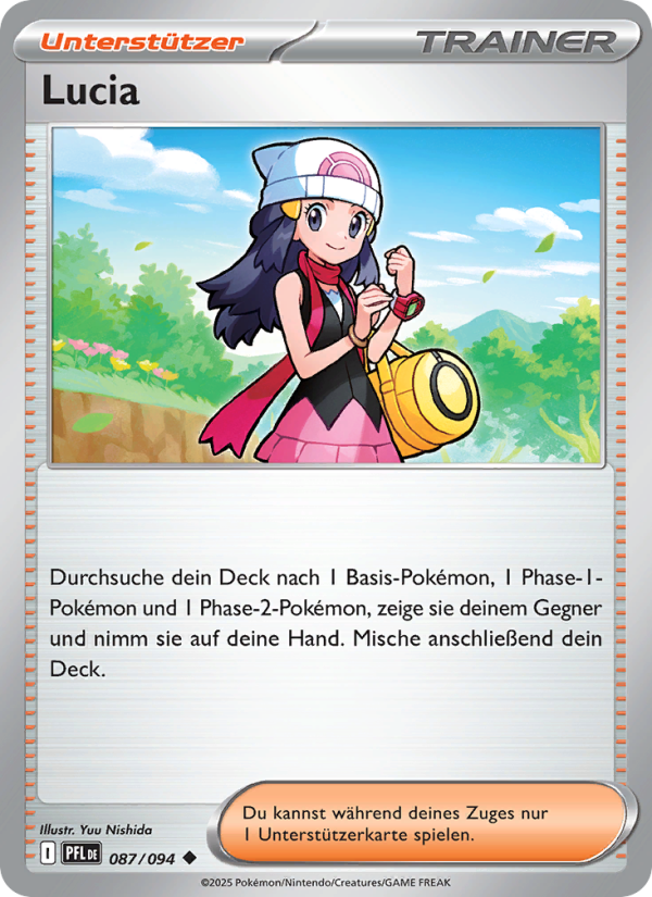 Lucia 087 — Fatale Flammen (German Pokémon TCG card)