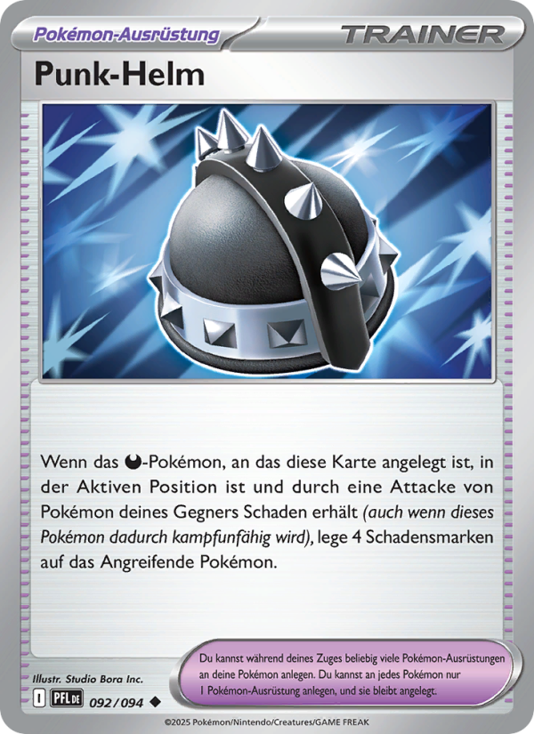 Punk-Helm 092 — Fatale Flammen (German Pokémon TCG card)