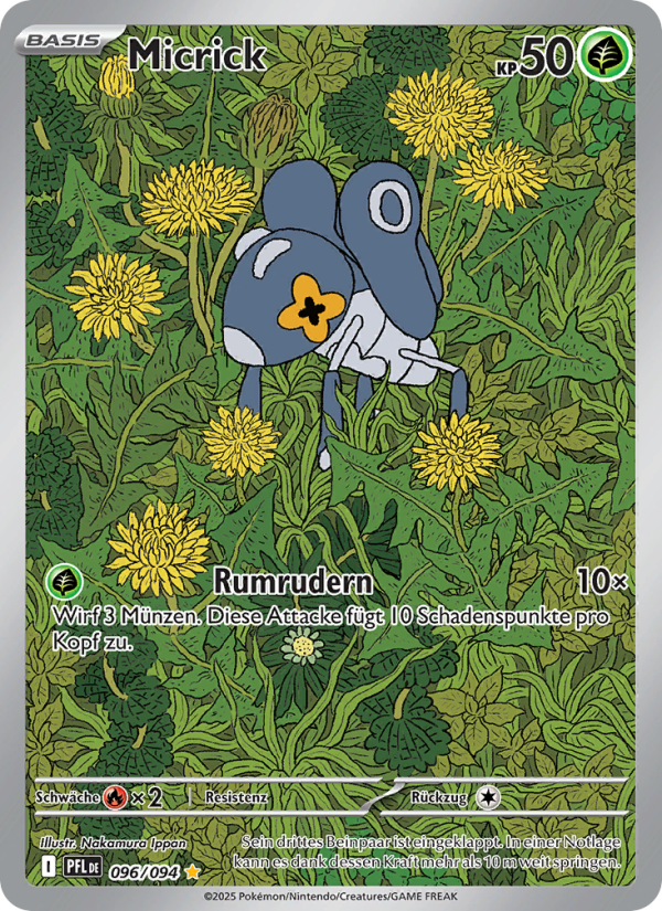 Micrick 096 — Fatale Flammen (German Pokémon TCG card)