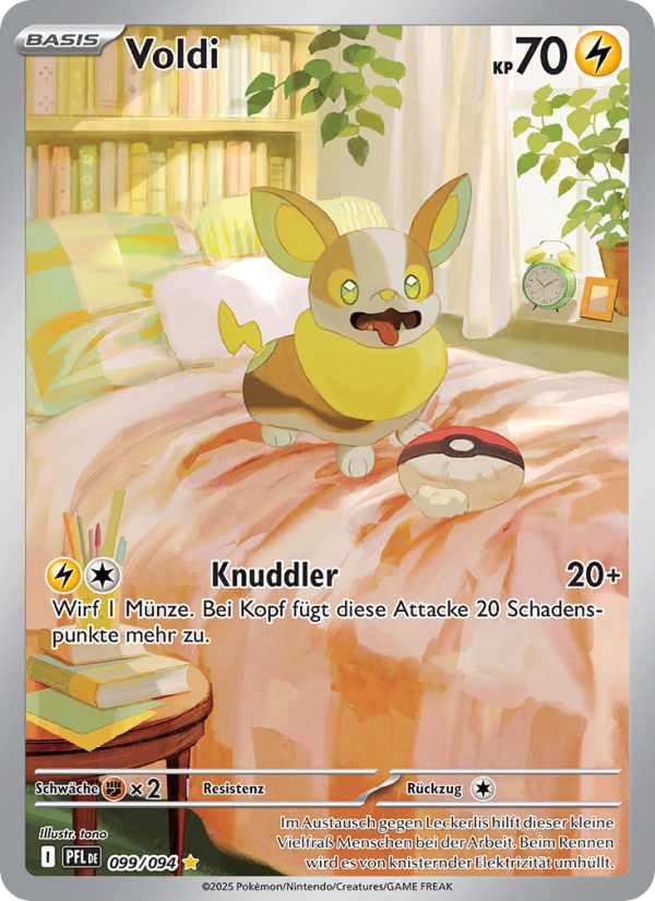 Voldi 099 — Fatale Flammen (German Pokémon TCG card)