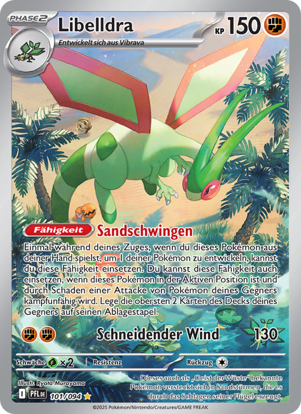 Libelldra 101 — Fatale Flammen (German Pokémon TCG card)