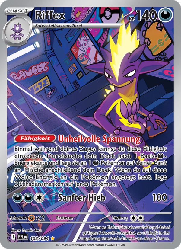 Riffex 103 — Fatale Flammen (German Pokémon TCG card)