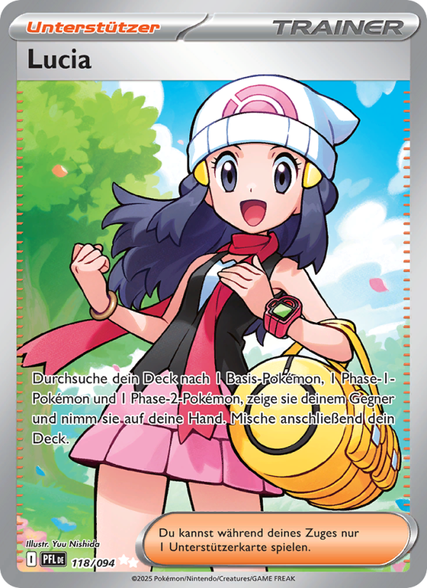 Lucia 118 — Fatale Flammen (German Pokémon TCG card)