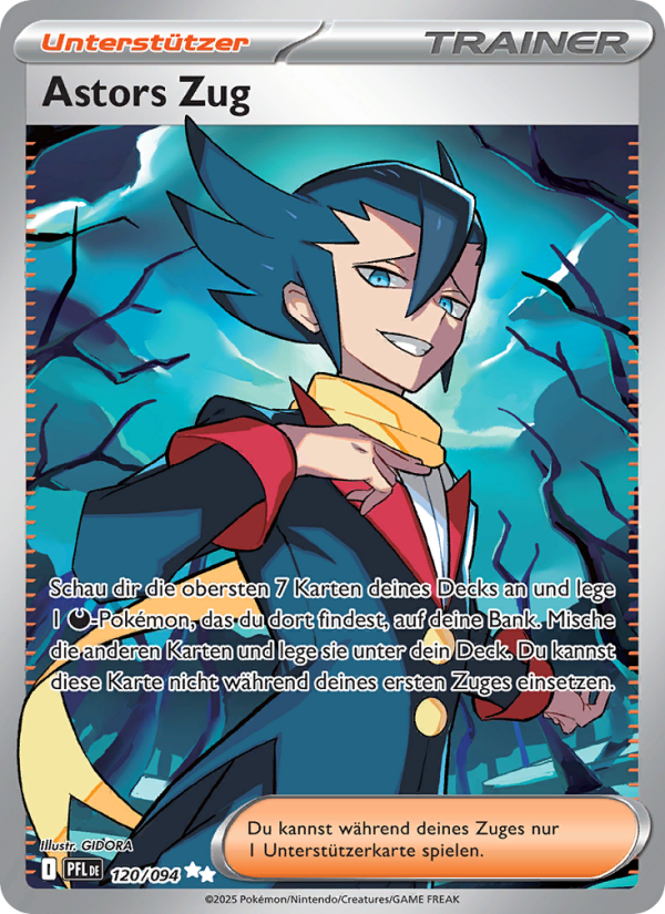 Astors Zug 120 — Fatale Flammen (German Pokémon TCG card)