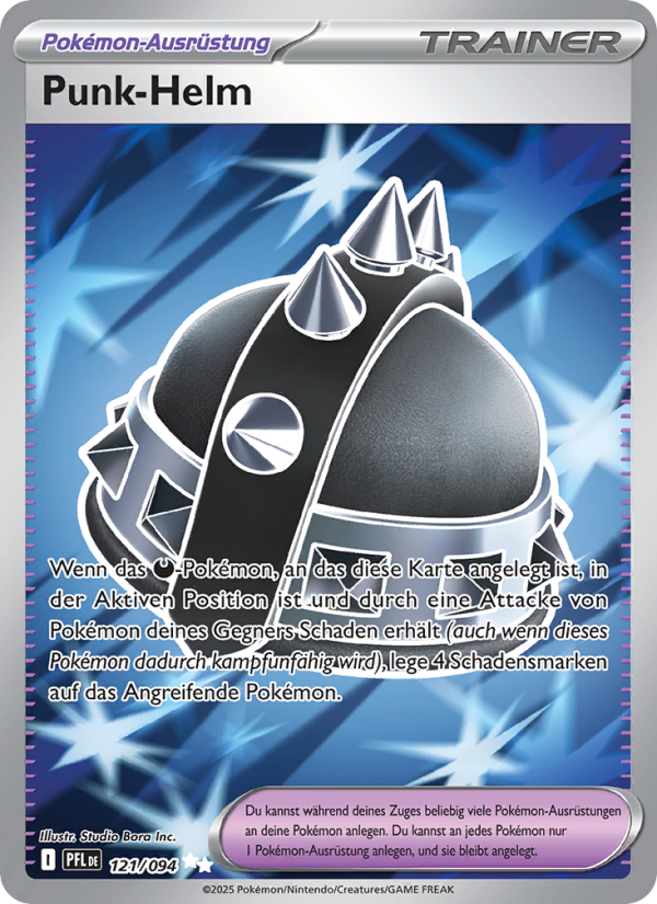 Punk-Helm 121 — Fatale Flammen (German Pokémon TCG card)