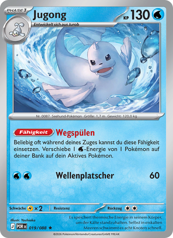 Jugong 019 — Optimale Ordnung (German Pokémon TCG card)