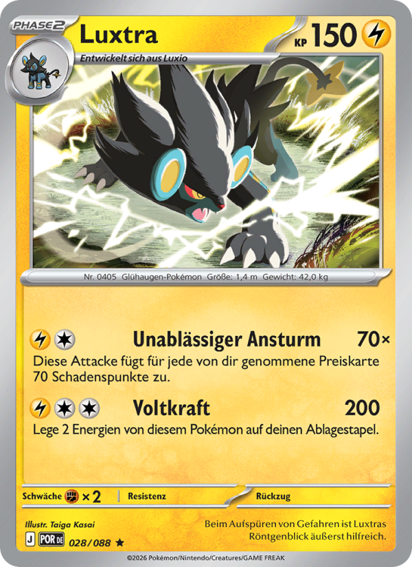 Luxtra 028 — Optimale Ordnung (German Pokémon TCG card)