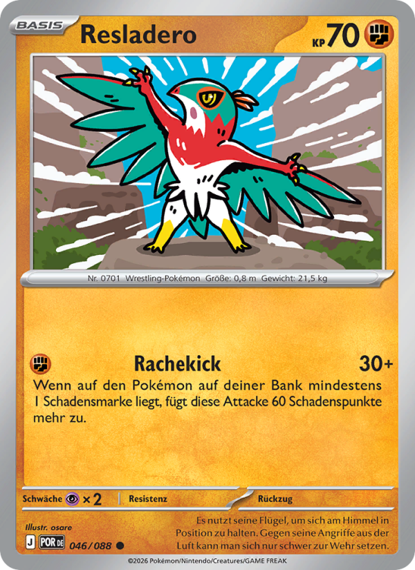 Resladero 046 — Optimale Ordnung (German Pokémon TCG card)