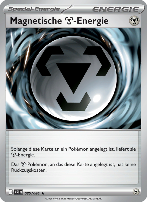 Magnetische Metal-Energie 085 — Wachsendes Chaos (German Pokémon TCG card)