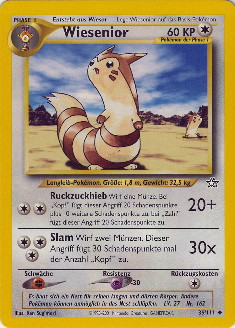 Wiesenior 35 — Neo Genesis (German Pokémon TCG card)