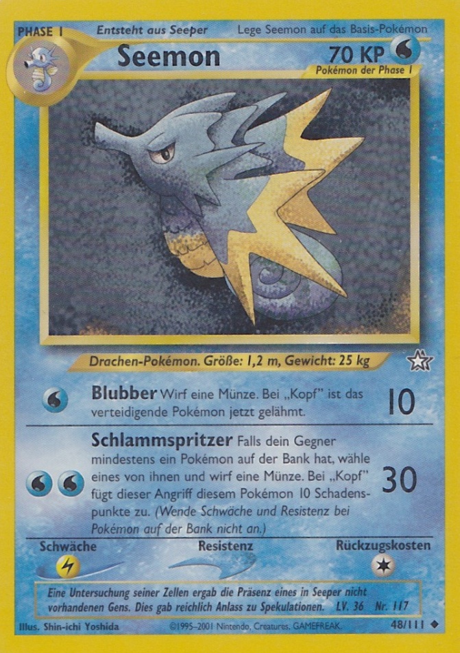 Seemon 48 — Neo Genesis (German Pokémon TCG card)