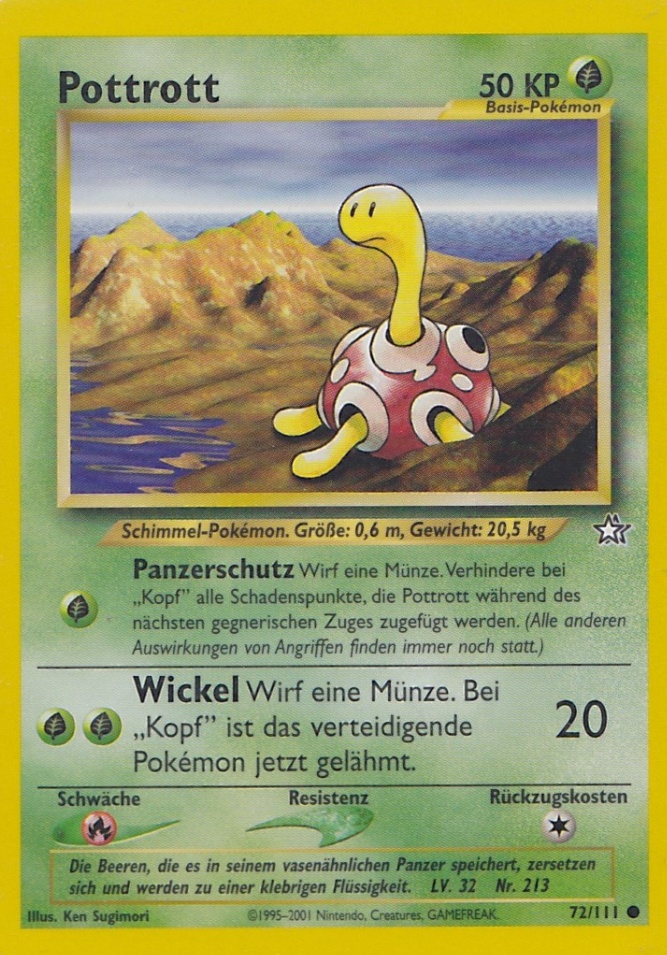 Pottrott 72 — Neo Genesis (German Pokémon TCG card)