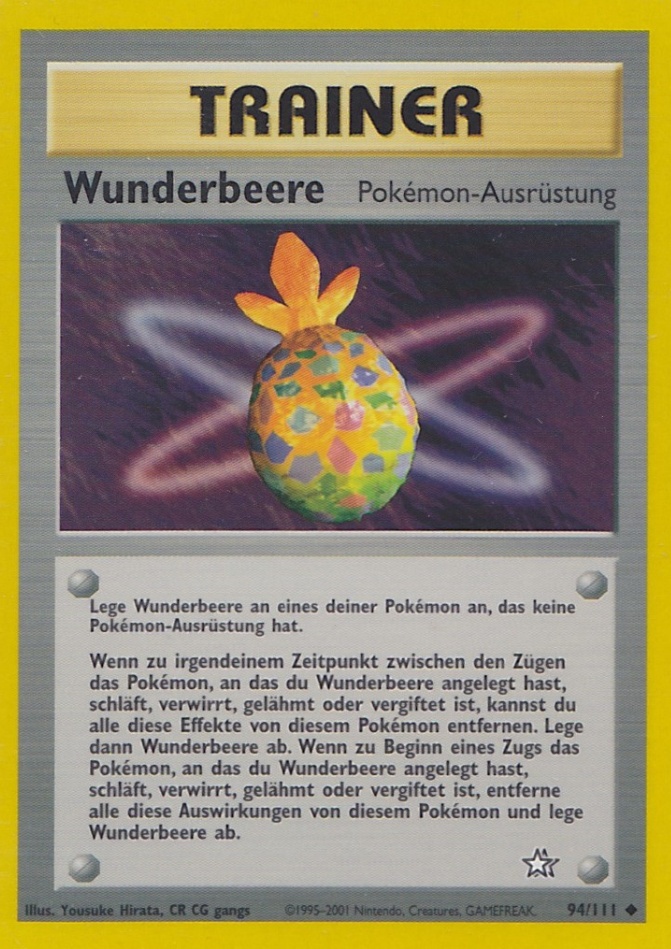 Wunderbeere 94 — Neo Genesis (German Pokémon TCG card)