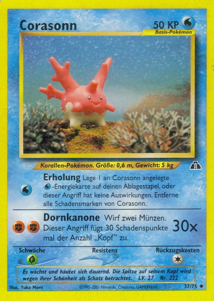 Corasonn 37 — Neo Entdeckung (German Pokémon TCG card)