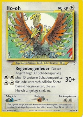 Ho-oh 18 — Neo Revelation (German Pokémon TCG card)