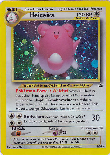 Heiteira 2 — Neo Revelation (German Pokémon TCG card)