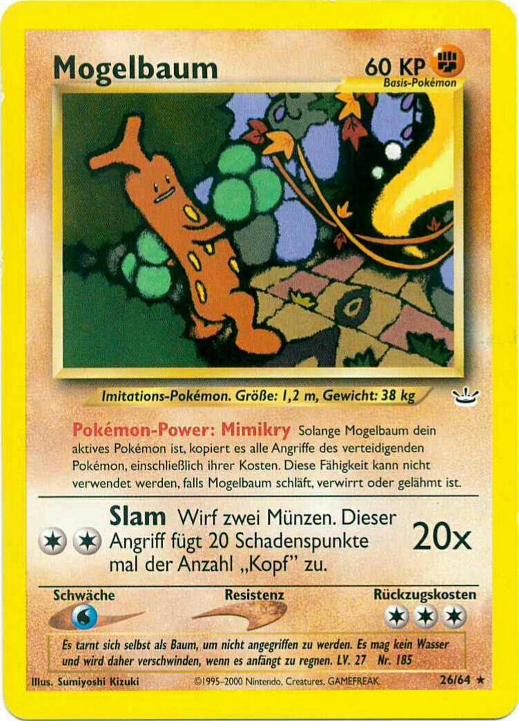 Mogelbaum 26 — Neo Revelation (German Pokémon TCG card)