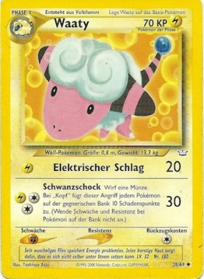 Waaty 28 — Neo Revelation (German Pokémon TCG card)