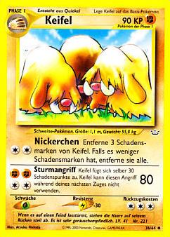 Keifel 36 — Neo Revelation (German Pokémon TCG card)
