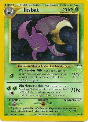 Iksbat 4 — Neo Revelation (German Pokémon TCG card)