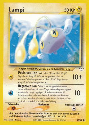 Lampi 42 — Neo Revelation (German Pokémon TCG card)