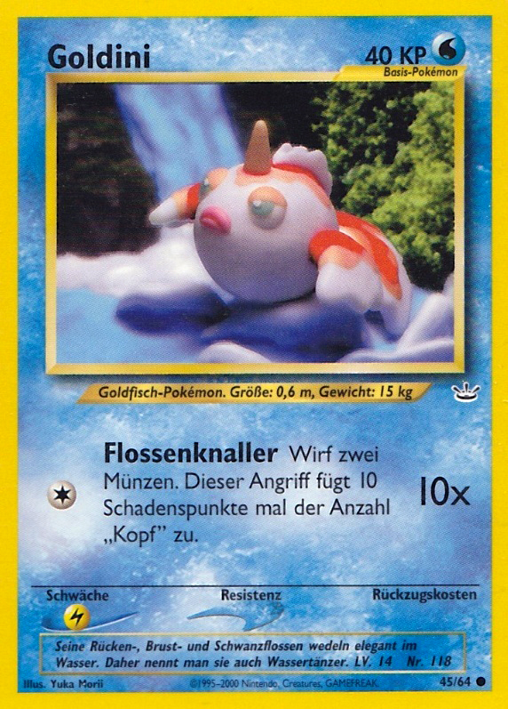 Goldini 45 — Neo Revelation (German Pokémon TCG card)