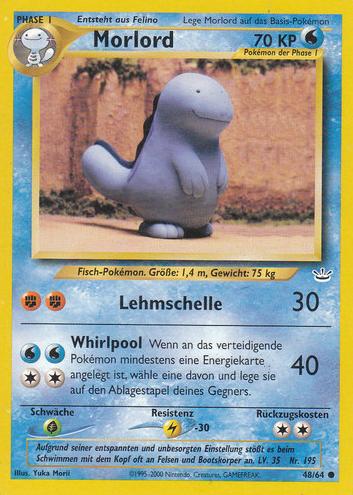 Morlord 48 — Neo Revelation (German Pokémon TCG card)