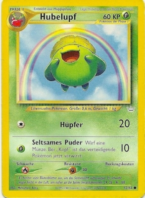 Hubelupf 52 — Neo Revelation (German Pokémon TCG card)
