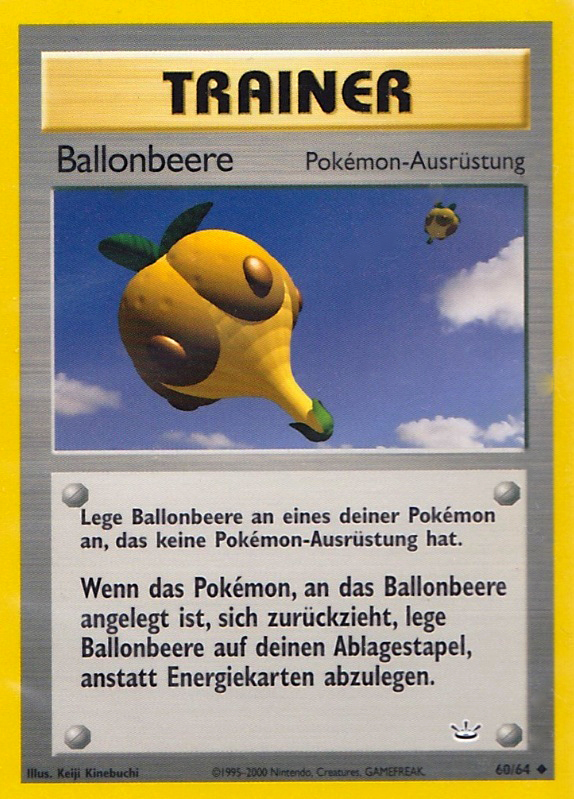 Ballonbeere 60 — Neo Revelation (German Pokémon TCG card)