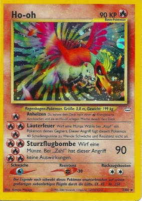Ho-oh 7 — Neo Revelation (German Pokémon TCG card)