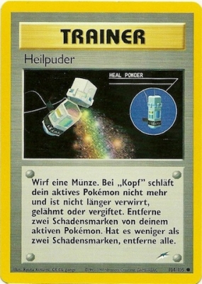 Heilpuder 104 — Neo Destiny (German Pokémon TCG card)