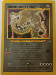 Schimmerndes Stahlos 112 — Neo Destiny (German Pokémon TCG card)