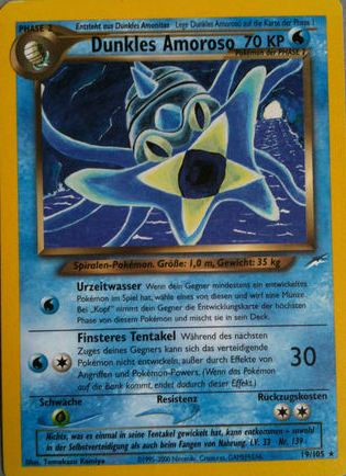 Dunkles Amoroso 19 — Neo Destiny (German Pokémon TCG card)