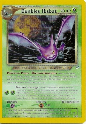 Dunkles Iksbat 2 — Neo Destiny (German Pokémon TCG card)