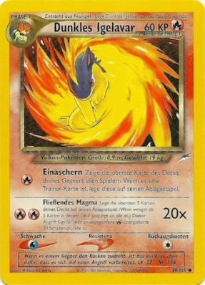 Dunkles Igelavar 39 — Neo Destiny (German Pokémon TCG card)