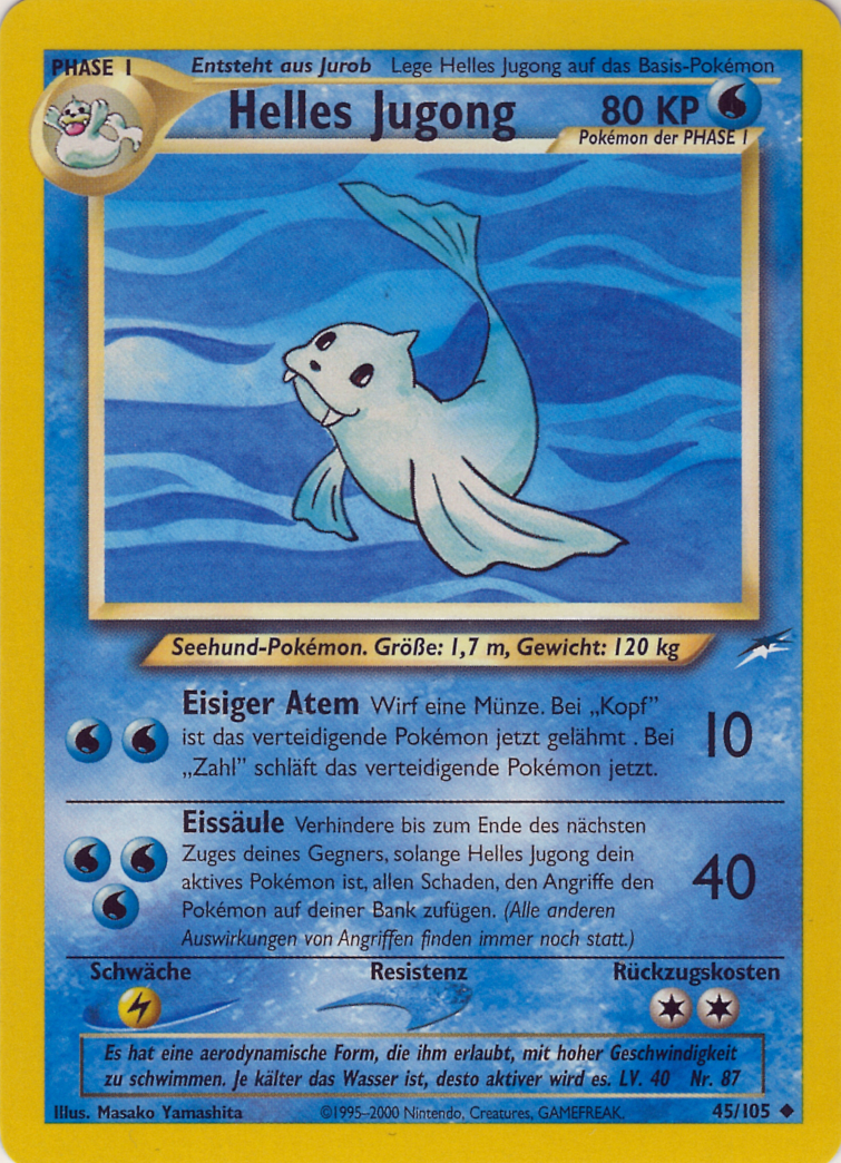 Helles Jugong 45 — Neo Destiny (German Pokémon TCG card)
