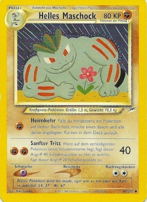 Helles Maschock 49 — Neo Destiny (German Pokémon TCG card)