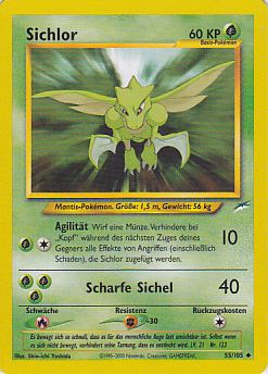 Sichlor 55 — Neo Destiny (German Pokémon TCG card)