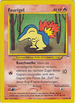 Feurigel 61 — Neo Destiny (German Pokémon TCG card)