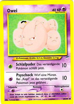 Owei 64 — Neo Destiny (German Pokémon TCG card)