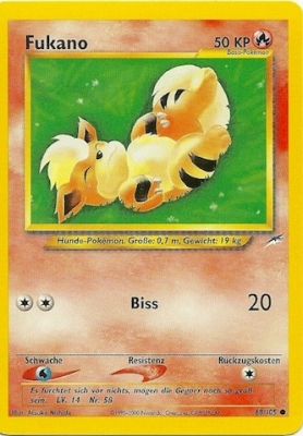 Fukano 68 — Neo Destiny (German Pokémon TCG card)