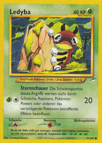 Ledyba 71 — Neo Destiny (German Pokémon TCG card)