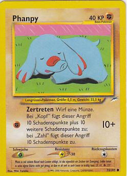 Phanpy 76 — Neo Destiny (German Pokémon TCG card)