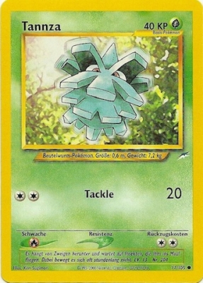 Tannza 77 — Neo Destiny (German Pokémon TCG card)