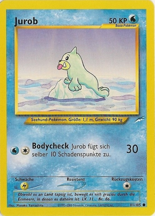 Jurob 81 — Neo Destiny (German Pokémon TCG card)