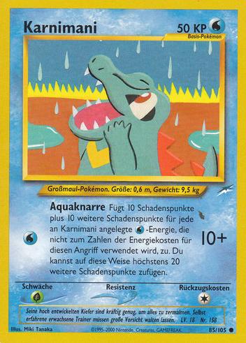 Karnimani 85 — Neo Destiny (German Pokémon TCG card)