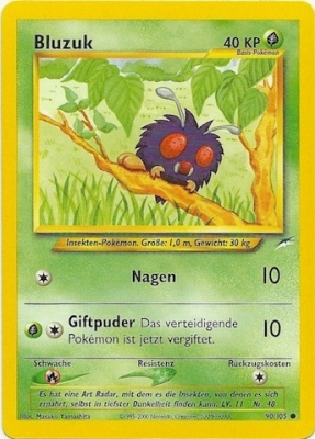 Bluzuk 90 — Neo Destiny (German Pokémon TCG card)