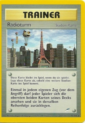 Radio Turm 95 — Neo Destiny (German Pokémon TCG card)